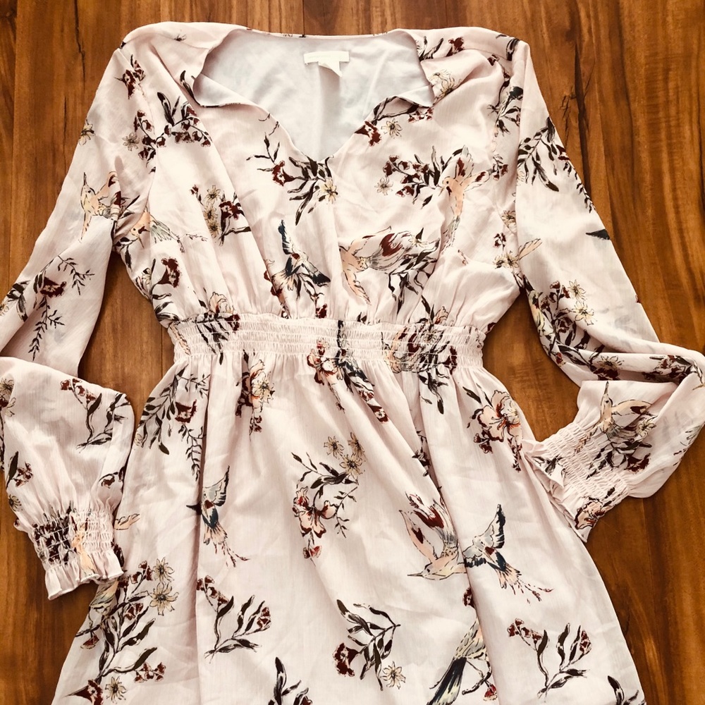 H&M Blush Floral Tunic